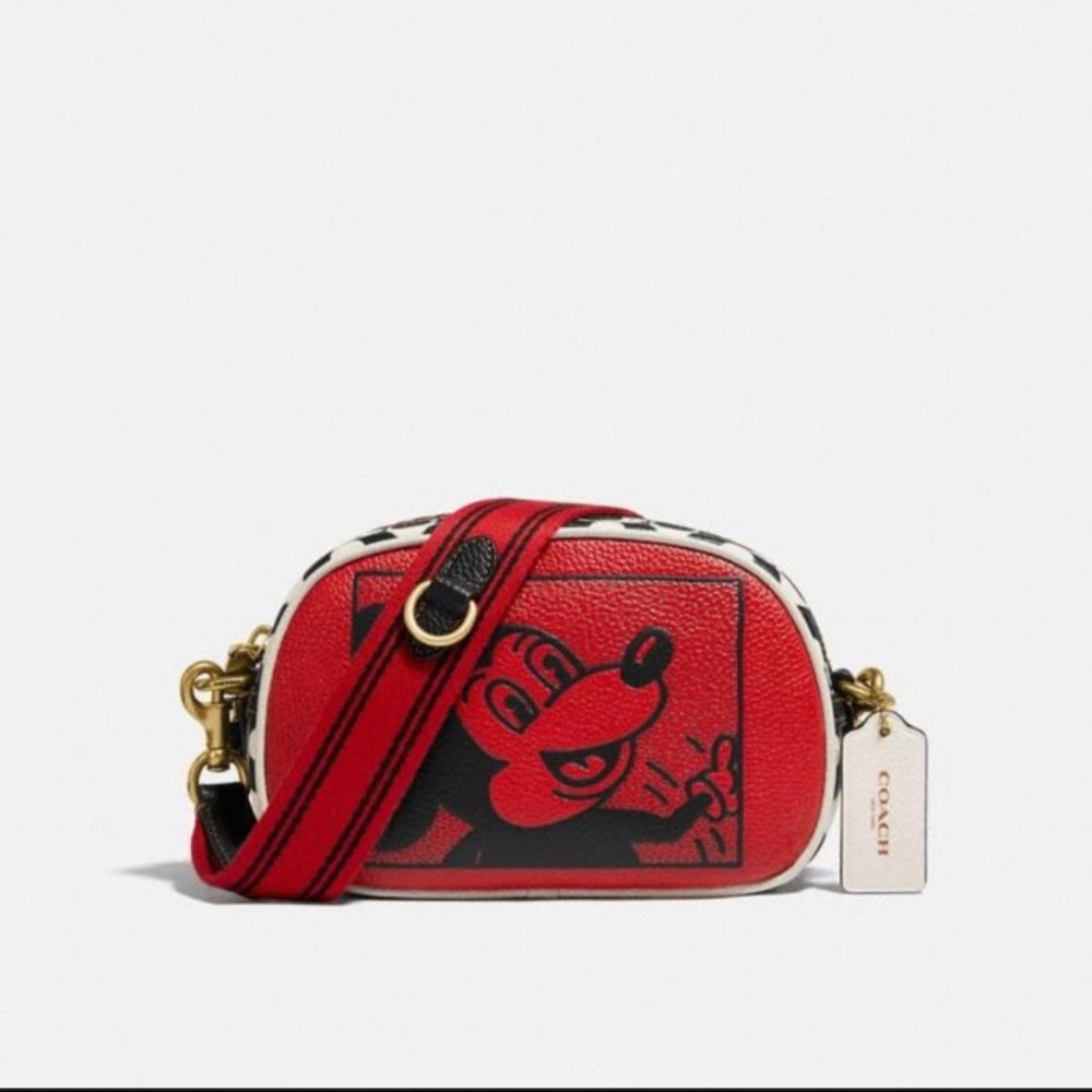 Coach X Keith Haring Disney Mickey Mouse Camera Crossbody